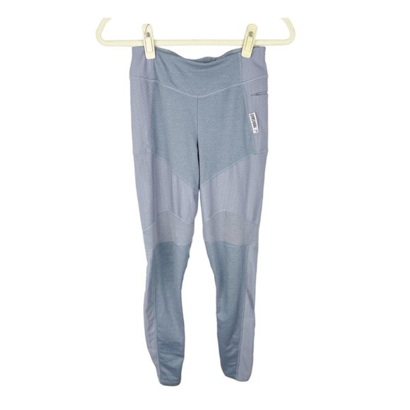 Gymshark Women’s True Texture Leggings High Waist Pockets Steel Blue (Lavender) - Picture 1 of 6